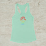 Mushroom Mycology Ombré Graphic Screenprint Tank