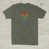 Mushroom Mycology Ombré Graphic Screenprint T-Shirt