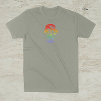 Mushroom Mycology Ombré Graphic Screenprint T-Shirt