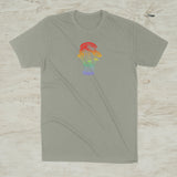 Mushroom Mycology Ombré Graphic Screenprint T-Shirt