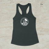 Night In The Mountains Screen Print Racerback Tank Top