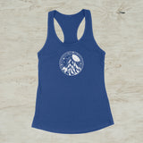 Night In The Mountains Screen Print Racerback Tank Top
