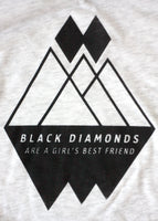 Black Diamonds Are A Girl's Best Friend Long Sleeve T-Shirt