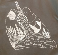 CLEARANCE Lungs Nature Mountains Outdoors V-Neck T-Shirt
