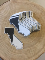 Idafornia Idafornian Die Cut Sticker 2.65"x3 Idaho California Sticker