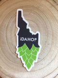 Idahop Sticker Idaho Beer Idaho Outdoor Craft Beer Lovers Idaho Nature Lover Illustration | Idafornian