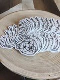 Beer Sticker 4" Bear + Deer = Beer Craft Beer Idaho Idafornian