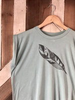 CLEARANCE Feather Quill Mountain Idaho Flowy Muscle T-Shirt Idaho Shirt