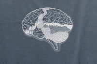 Brain Mountain Nature Outdoor Graphic Screen Print Tank Top