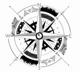 Compass Rose Long Sleeve Outdoor T-Shirt