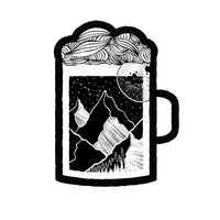 Beer Stein Nature Outdoor Idaho Screen Print Graphic T-Shirt