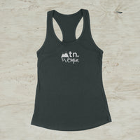 Mountain Woman Outdoor Idaho Screen Print Racerback Tank Top
