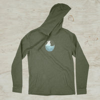 Mountain Wave Screen Print Sweatshirt