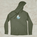 Mountain Wave Screen Print Sweatshirt
