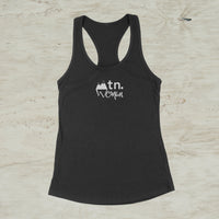 Mountain Woman Outdoor Idaho Screen Print Racerback Tank Top