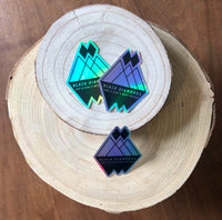 Black Diamonds Are A Girl's Best Holographic Die Cut Sticker 2.34" x 3"