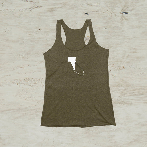 Idafornia Idafornian Racerback Tank Top for Woman Idaho California