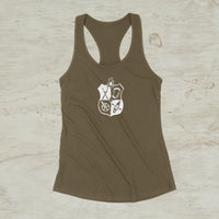 Climb, Ski, Bike, Kayak All Season Outdoor Screen Print Graphic Tank