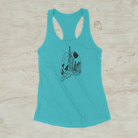 Lungs Heart Nature Mountains Women's Racerback Tank Top