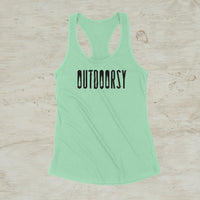 Outdoorsy Outdoor Racerback Tank Top