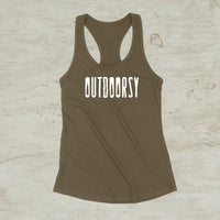 Outdoorsy Outdoor Racerback Tank Top