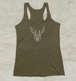 Beer Bear Deer Racerback Tank Top