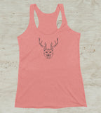 Beer Bear Deer Racerback Tank Top