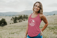 Night In The Mountains Celestial Racerback Tank Top