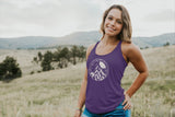 Night In The Mountains Celestial Racerback Tank Top