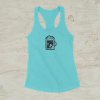 Beer Stein Nature Outdoor Idaho Women's Racerback Tank