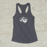 Brain Mountain Nature Outdoor Graphic Screen Print Tank Top