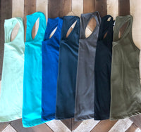 Climb, Ski, Bike, Kayak All Season Outdoor Screen Print Graphic Tank