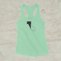 Idafornian Idaho California Graphic Women's Tank