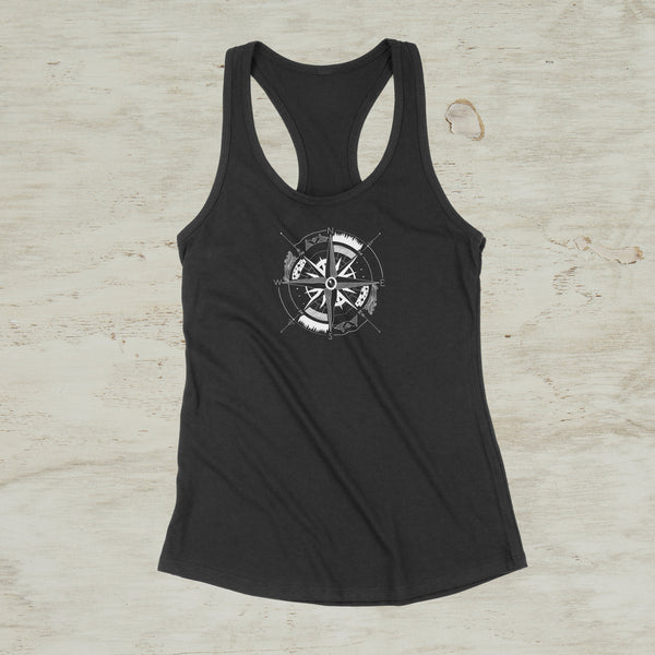 Compass Rose Outdoor Women's Racerback Tank