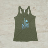 Lungs Heart Nature Mountain Women's Racerback Tank Top