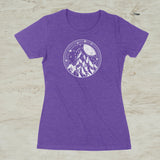 Night In The Mountains Celestial Graphic Screen Print T-Shirt