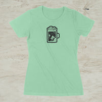 Beer Stein Nature Outdoor Idaho Screen Print Graphic T-Shirt