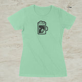 Beer Stein Nature Outdoor Idaho Screen Print Graphic T-Shirt