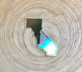 Idafornia Idafornian Holographic Die Cut Sticker 2.65"x3 Idaho California Sticker