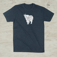 Wizard Cow Mountain Goat Graphic Unisex T-Shirt