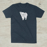 Wizard Cow Mountain Goat Graphic Unisex T-Shirt