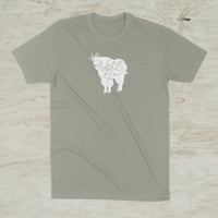 Wizard Cow Mountain Goat Graphic Unisex T-Shirt