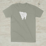 Wizard Cow Mountain Goat Graphic Unisex T-Shirt