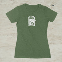 Beer Stein Nature Outdoor Idaho Screen Print Graphic T-Shirt