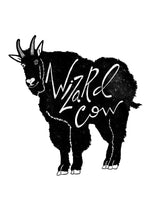 Wizard Cow Mountain Goat Graphic Unisex T-Shirt