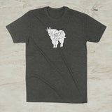 Wizard Cow Mountain Goat Graphic Unisex T-Shirt