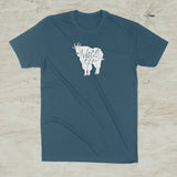 Wizard Cow Mountain Goat Graphic Unisex T-Shirt