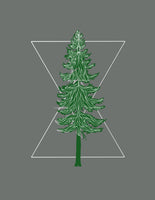 Pine Tree Geometric Graphic Unisex T-Shirt