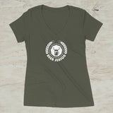 Beer Season Racerback Graphic V-Neck T-Shirt