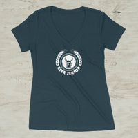 Beer Season Racerback Graphic V-Neck T-Shirt